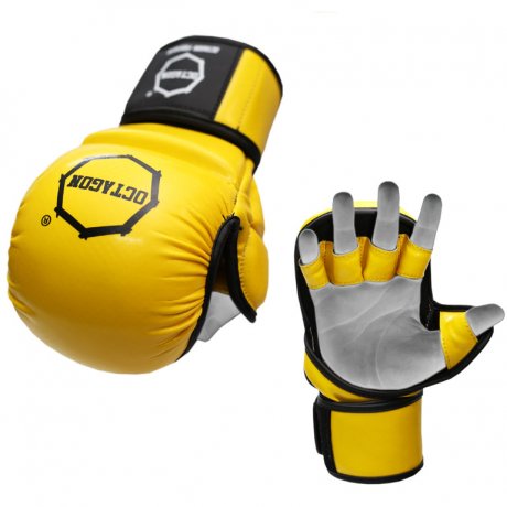 Rękawice MMA sparingowe Octagon KEVLAR yellow