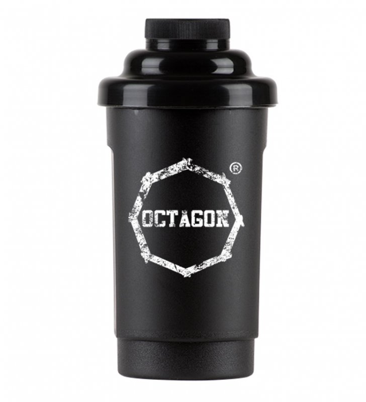 Shaker Octagon Logo black 0,5l
