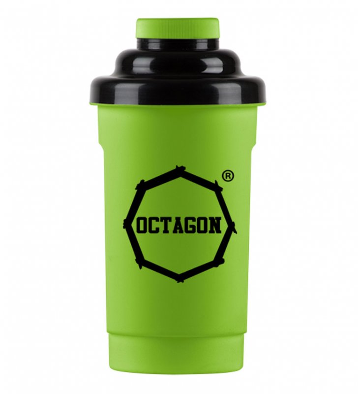 Shaker Octagon Logo green 0,5l