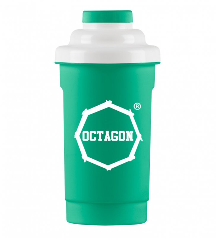 Shaker Octagon Logo mint/white 0,5l