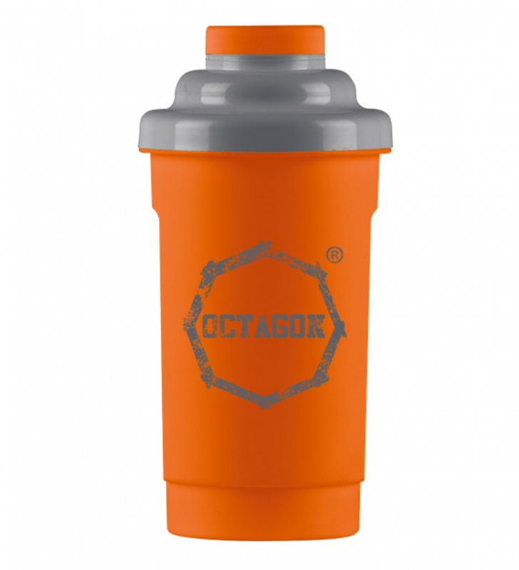 Shaker Octagon Logo orange/grey 0,5l