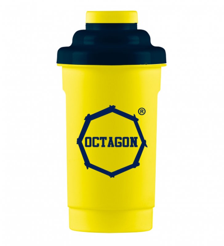 Shaker Octagon Logo yellow 0,5l