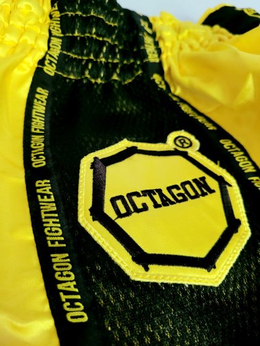 Spodenki Muay Thai Octagon yellow [KOLEKCJA 2022]
