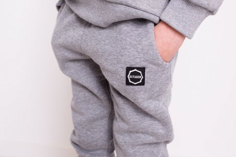 Spodnie dziecięce Octagon Classic grey