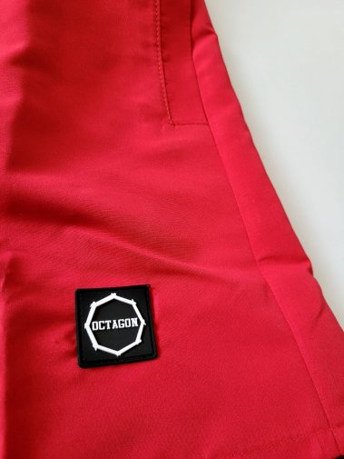 Szorty kąpielowe Octagon Logo Elastic red