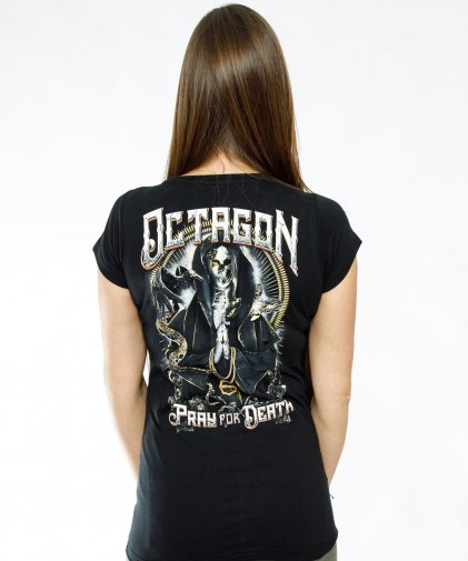 T-shirt damski Octagon Pray for Death
