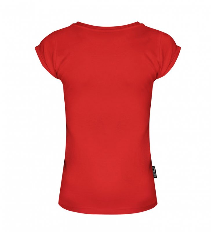 T-shirt damski Octagon Regular red