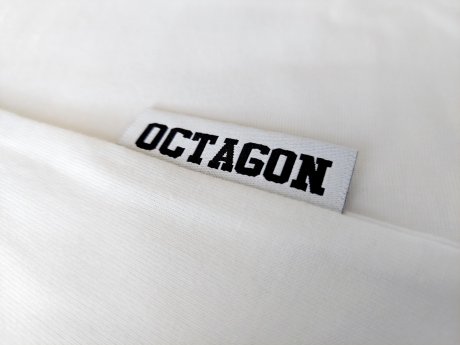 T-shirt damski Octagon Regular white