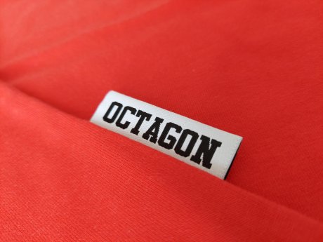 T-shirt damski Octagon Regular red