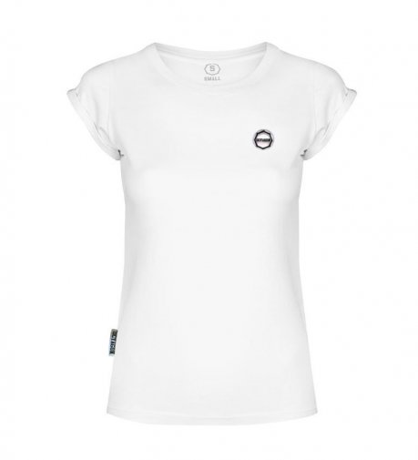 T-shirt damski Octagon Regular white