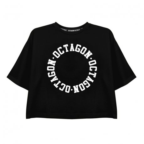 T-shirt damski Octagon RING black