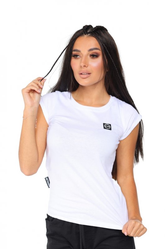 T-shirt damski Octagon Small Logo white