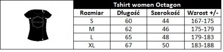 T-shirt damski Octagon (T)Error white