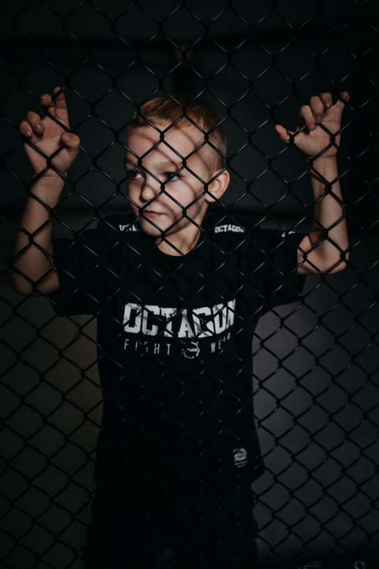 T-shirt dziecięcy Octagon Fight Wear black
