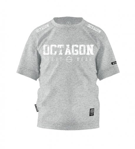T-shirt dziecięcy Octagon Fight Wear grey