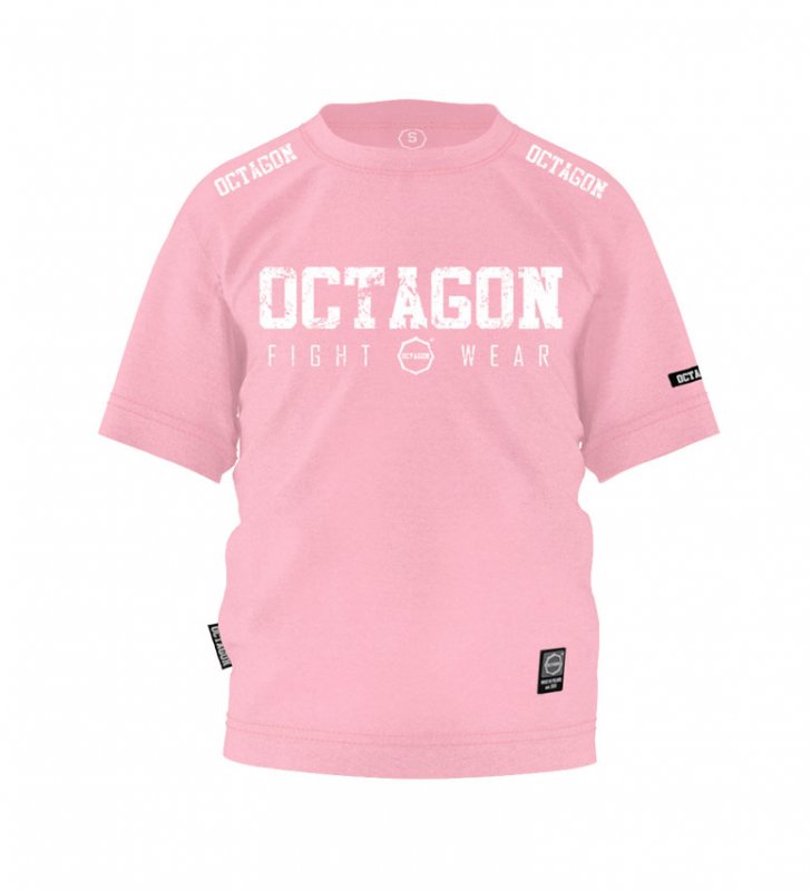 T-shirt dziecięcy Octagon Fight Wear pink