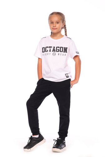 T-shirt dziecięcy Octagon Fight Wear white