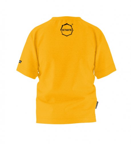 T-shirt dziecięcy Octagon Logo Smash yellow