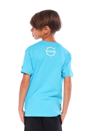 T-shirt dziecięcy Octagon Logo Smash ice