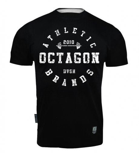 T-shirt Octagon Athletic Brands black