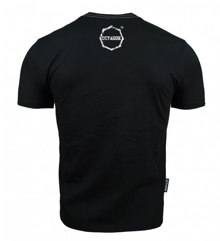 T-shirt Octagon Logo Smash black /white