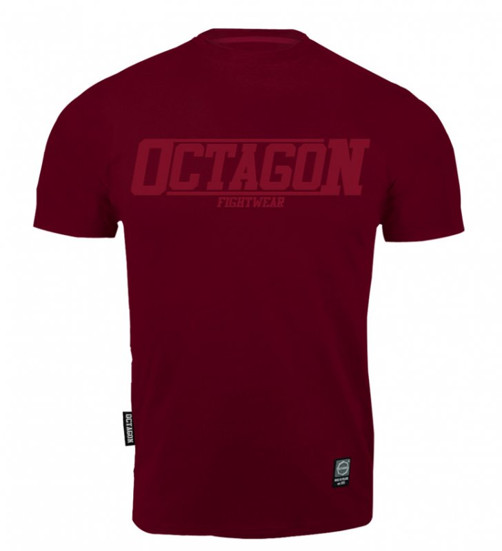 T-shirt Octagon  Fight Wear burgund 