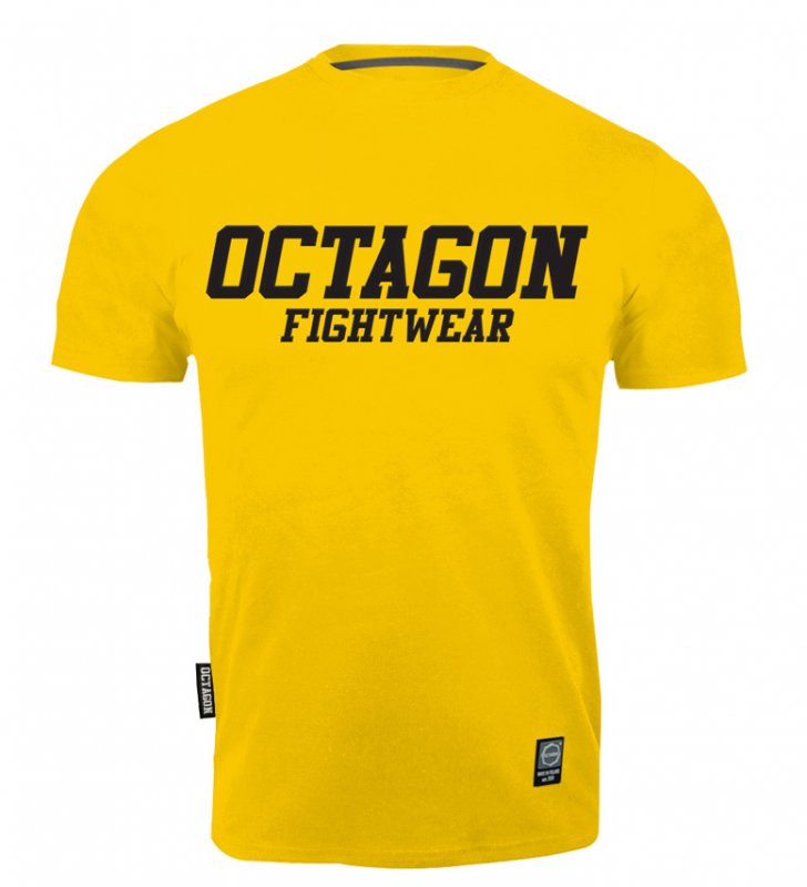 T-shirt Octagon FW Straight yellow