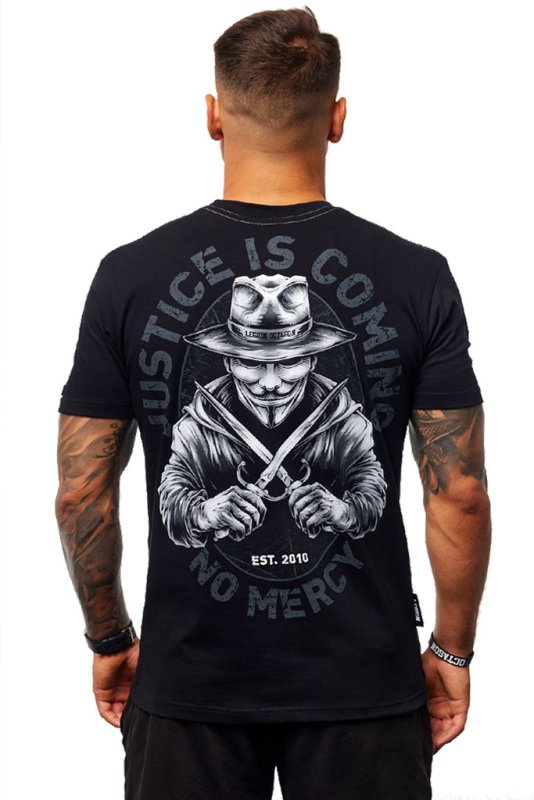 T-shirt Octagon Justice is coming black