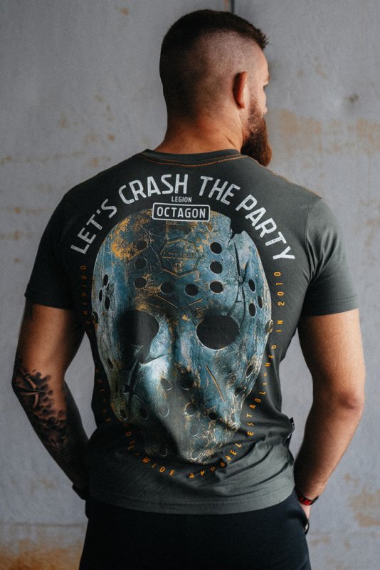 T-shirt Octagon Let's Crash The Party green 