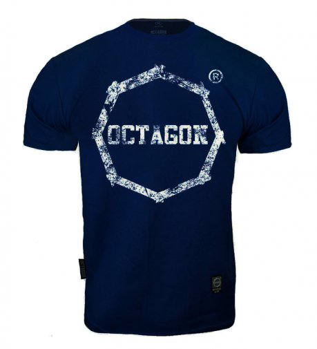 T-shirt Octagon Logo Smash dark navy