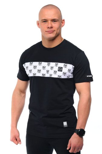 T-shirt Octagon Middle Types black 
