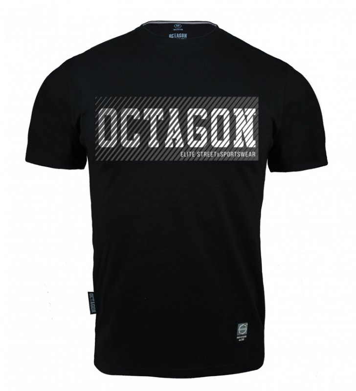 T-shirt Octagon New Lines black