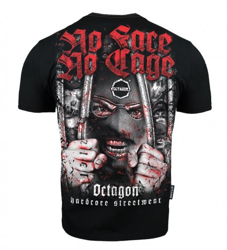 T-shirt Octagon No Face No Cage black 