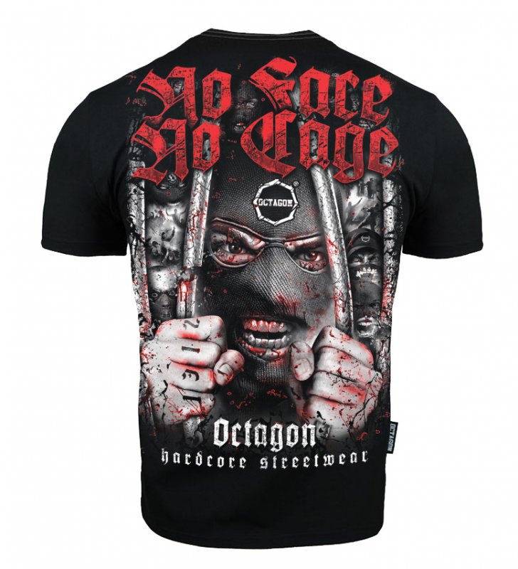 T-shirt Octagon No Face No Cage black  [KOLEKCJA 2022]