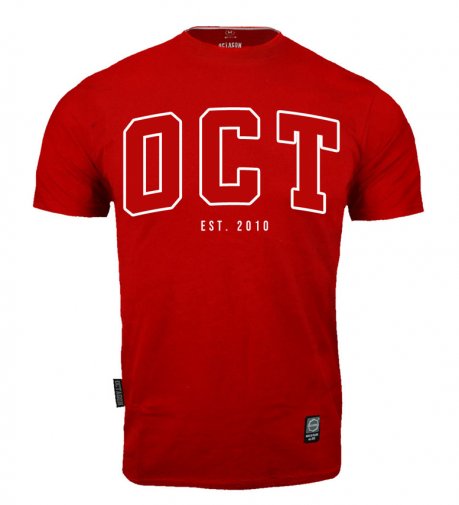 T-shirt Octagon OCT est. 2010 red