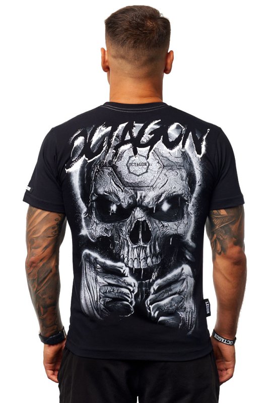 T-shirt Octagon Oldskull Fans black