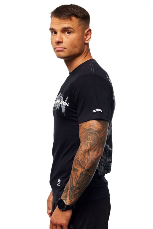 T-shirt Octagon Oldskull Fans black