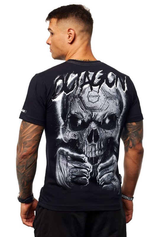 T-shirt Octagon Oldskull Fans black