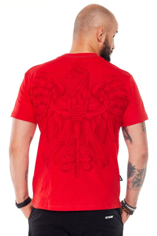  T-shirt Octagon Polska Orzeł czerwony