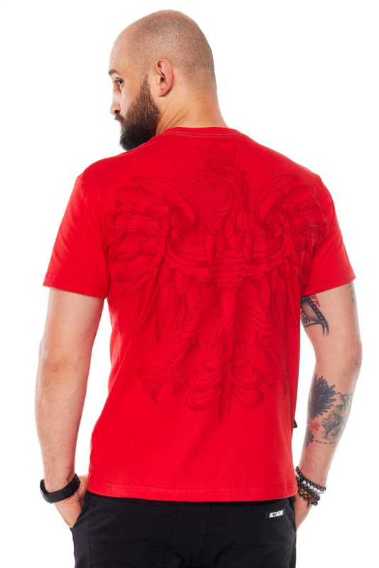  T-shirt Octagon Polska Orzeł czerwony