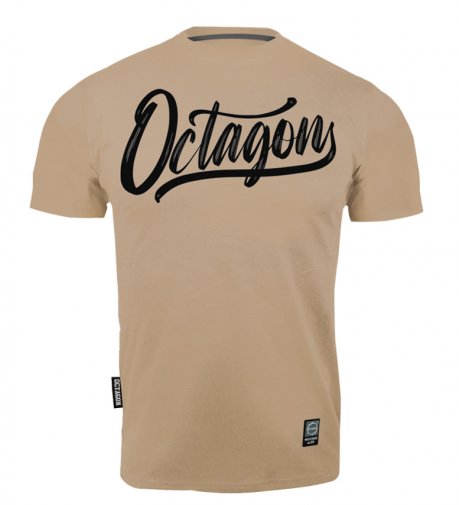 T-shirt Octagon Retro beige 