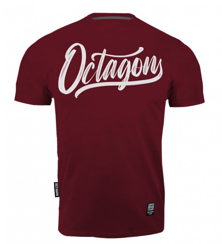 T-shirt Octagon Retro burgund [KOLEKCJA 2022]