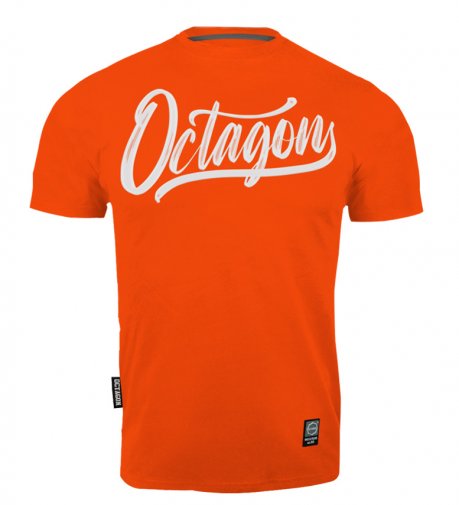 T-shirt Octagon Retro orange 