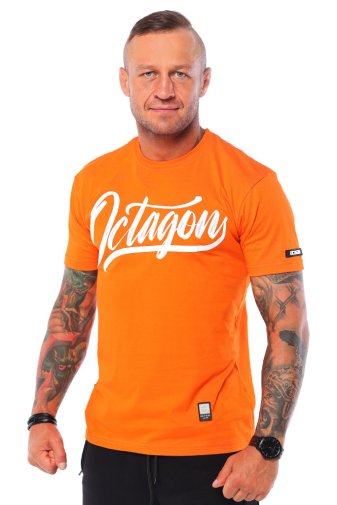 T-shirt Octagon Retro orange 