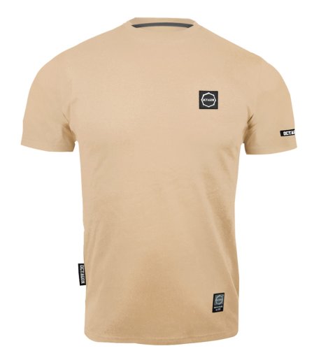 T-shirt Octagon Small Logo beige