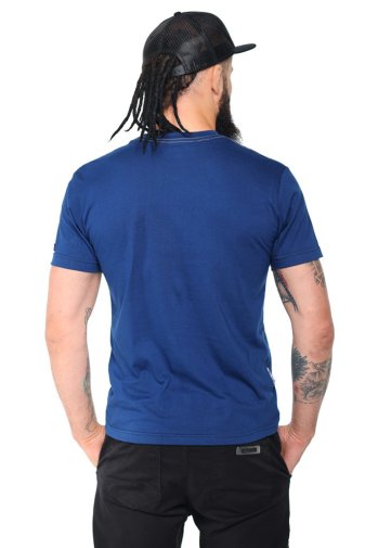 T-shirt Octagon Small Logo blue