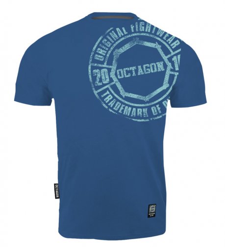 T-shirt Octagon Stamp blue
