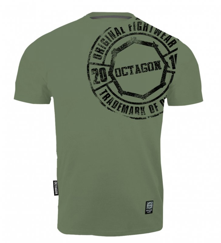 T-shirt Octagon Stamp khaki  [KOLEKCJA 2022]