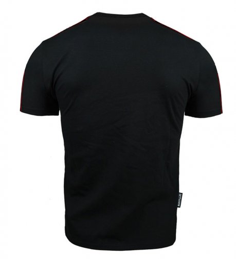 T-shirt Octagon Stripe black/red 
