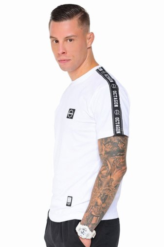 T-shirt Octagon Stripe white